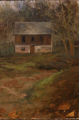  Stefan Baumann ~ The Old Bunkhouse~ Oil- 6x 9