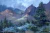Basalt Cliffs North of Shasta  Oil ~ 6x 9