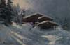 Grand View Ranch House  Oil ~6 x 9